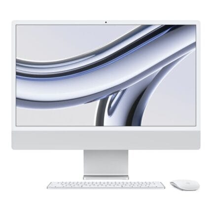 iMac 24 pouces M3 reconditionné argent avec clavier et souris