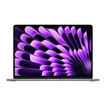 MacBook Air 15 pouces M2 reconditionné gris sidéral, vu de face