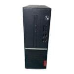 PC de bureau reconditionné Lenovo V50s vu de face : lecteur DVD, 4 ports USB, lecteur de cartes